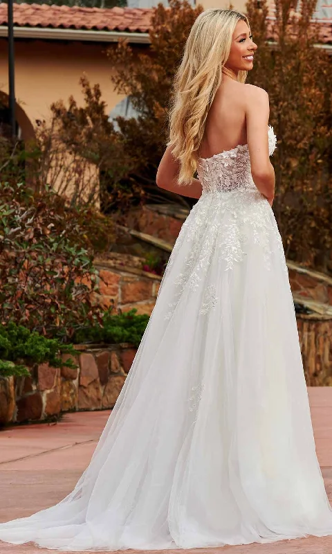 Rachel Allan Bridal RB2160 - Embroidered A-Line Bridal Gown