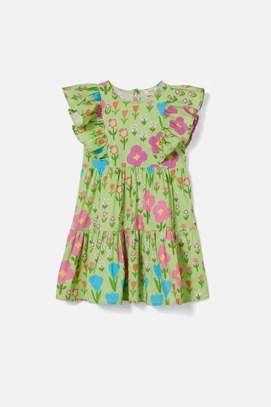 Scandi Flower Kids Dress