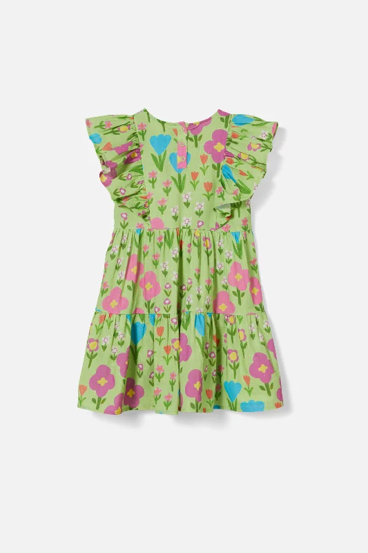 Scandi Flower Kids Dress