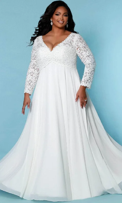 Sydney's Closet Bridal - SC5276 Lace Empire Bridal Gown