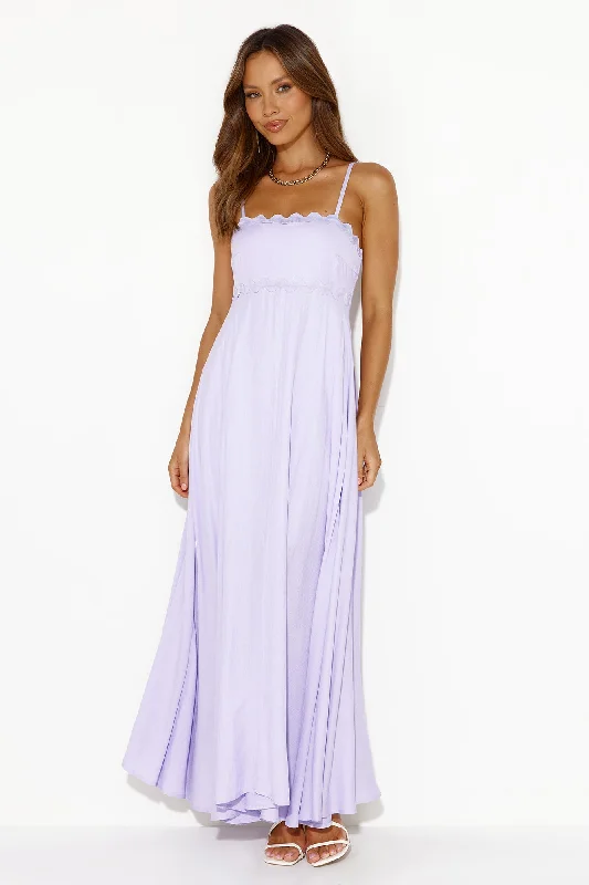 Vacations To The Islands Maxi Dress Lilac